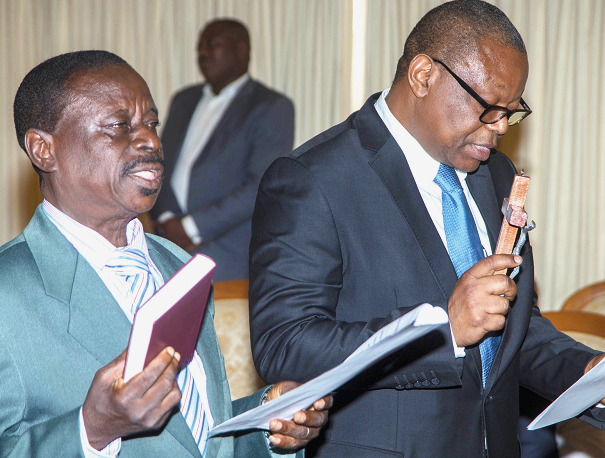 Prez Mahama swears in two deputy ministers