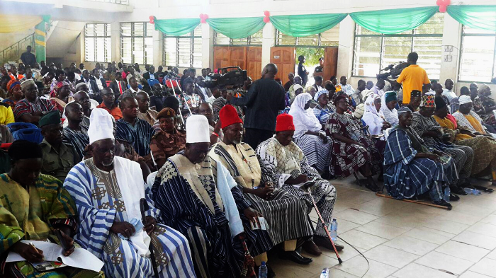 Participants in the forum, made up of the chiefs and people of the Upper West Region.