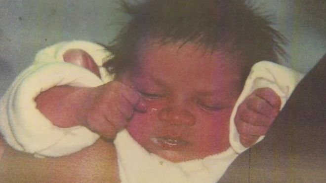  Zephany Nurse was taken three days after being born 