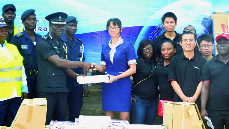 Local company supports police with building materials