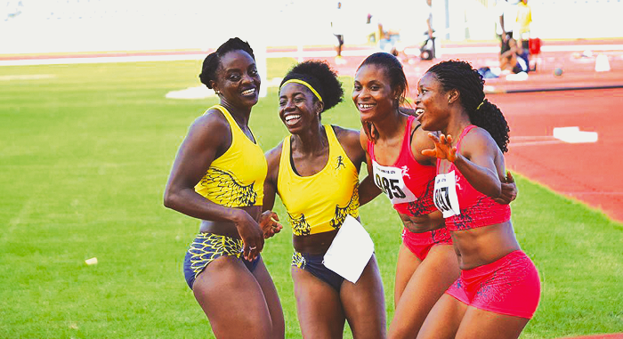 Ghana’s female 4x100 relay team