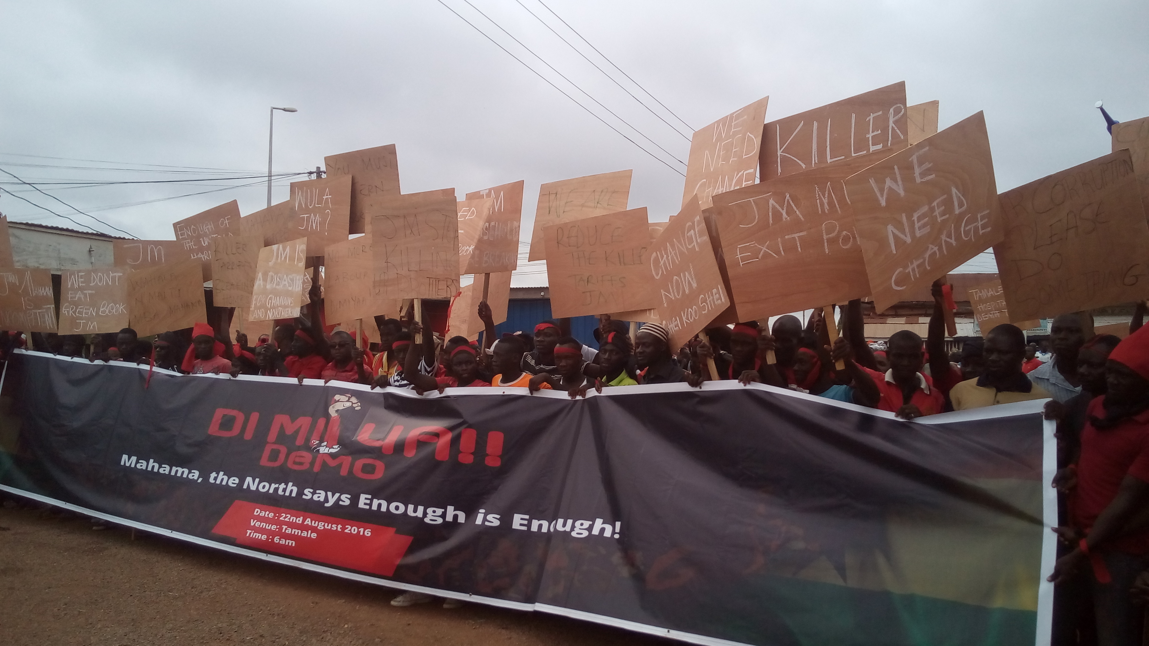 "Di Miiya" demonstration underway in Tamale (Photos)