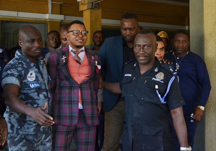 Bishop Daniel Obinim was arrested yesterday 