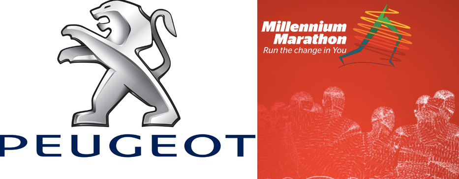 Peugeot cars for Millennium Marathon winners
