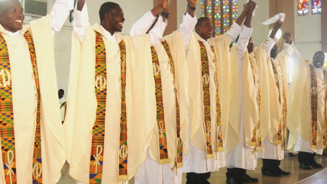 Most Rev. Palmer-Buckle ordains seven priests