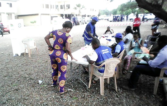 Voting takes off smoothly in the Krowor Constituency