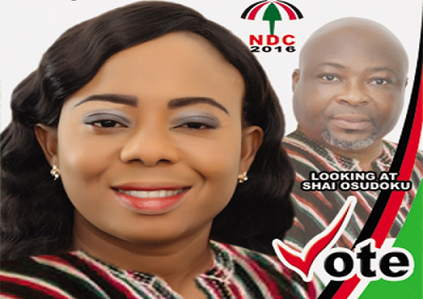 NDC  Parliamentary Candidate for Shai Osudoku, Mrs Linda Obenewaa Akweley Ocloo