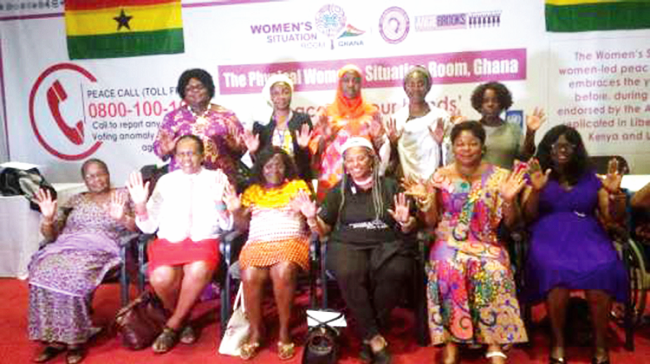 Members of the Eminent Ghanaian Women of the WSR, after the press conference