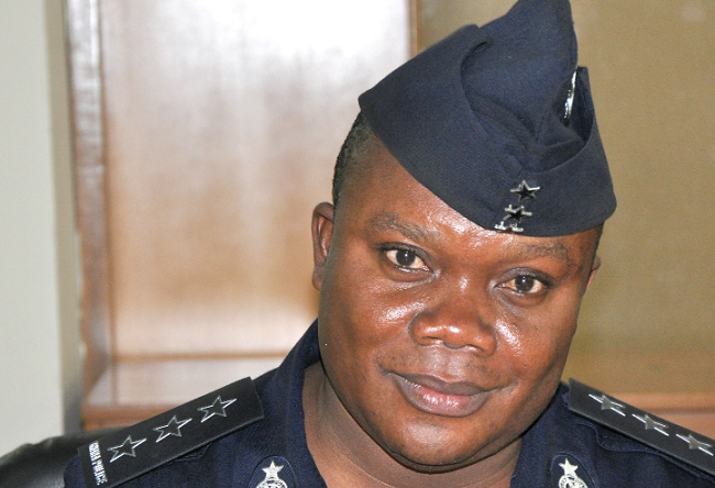Superintendent Cephas Arthur speaks for the Ghana Police Service