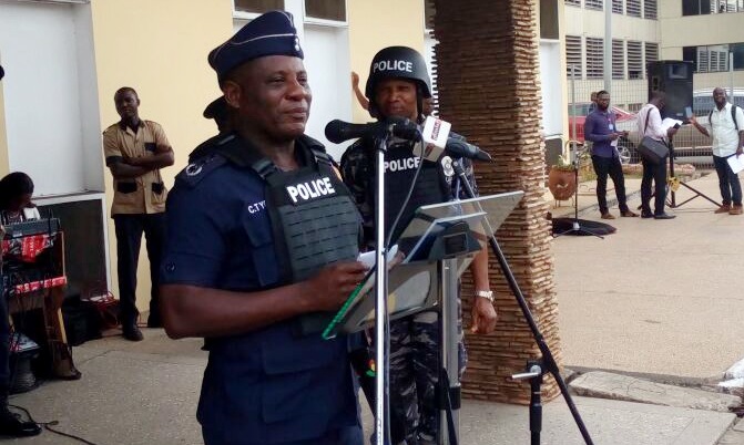 Mr Christian Tetteh Yohuno delivering an address at the launch of the “Operation Father Christmas” in Accra