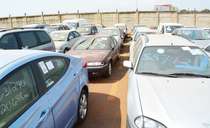 Some confiscated vehicles that have been gazetted awaiting to be put on public auction or allocation
