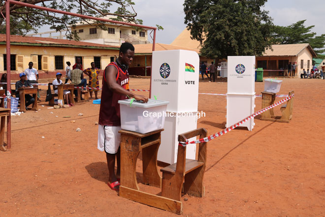 Nhyiaeso: Peaceful voting underway