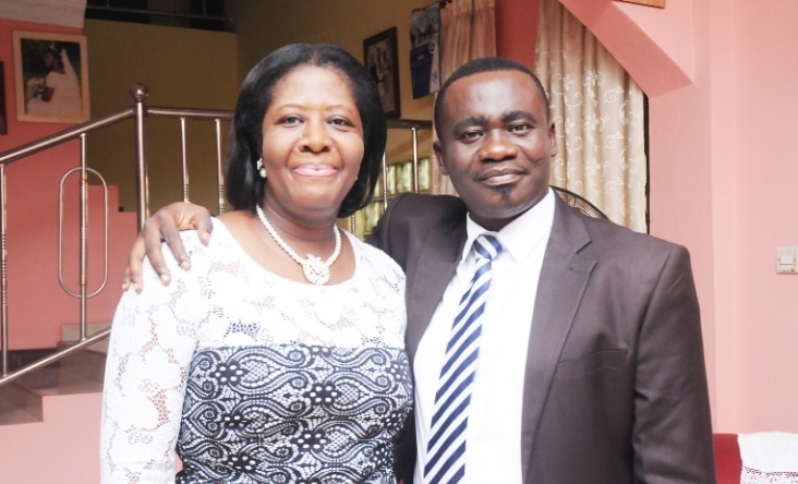 Rev Dr Amponsah and his wife, Beatrice.