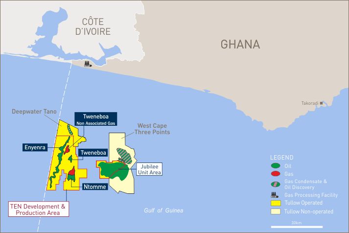 TEN oil project to deliver first oil within six weeks
