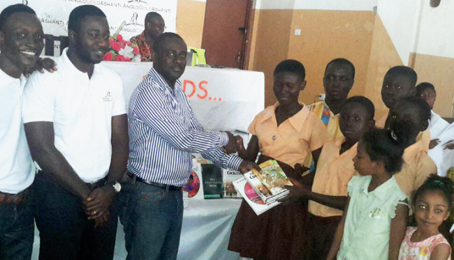 AGA initiates reading in public basic schools within Obuasi