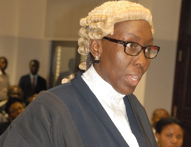 Mrs Marietta Brew Appiah-Oppong, Minister of Justice and Attorney Genera l