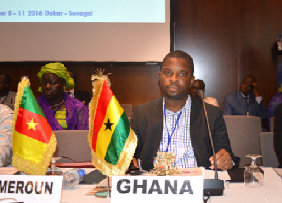 Dr Emmanuel Ankrah Odame at the ministerial conference
