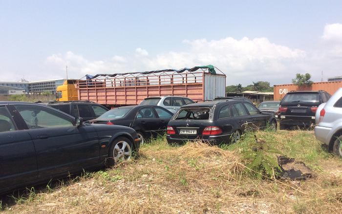  Some of the seized vehicles