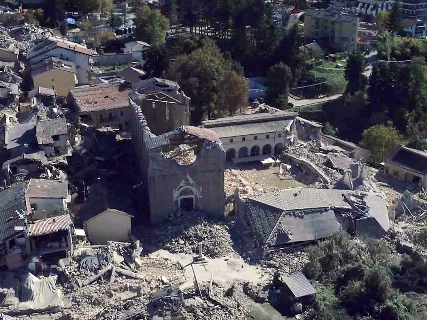 A 6.6 magnitude earthquake struck 6km north of Norcia, Italy, EPA