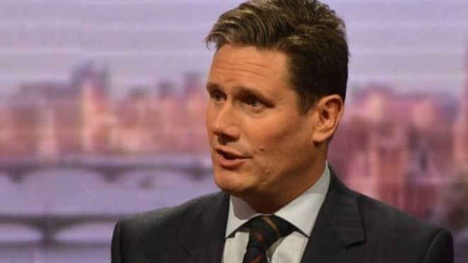 Sir Keir Starmer called for consensus on the UK's Brexit negotiating stance