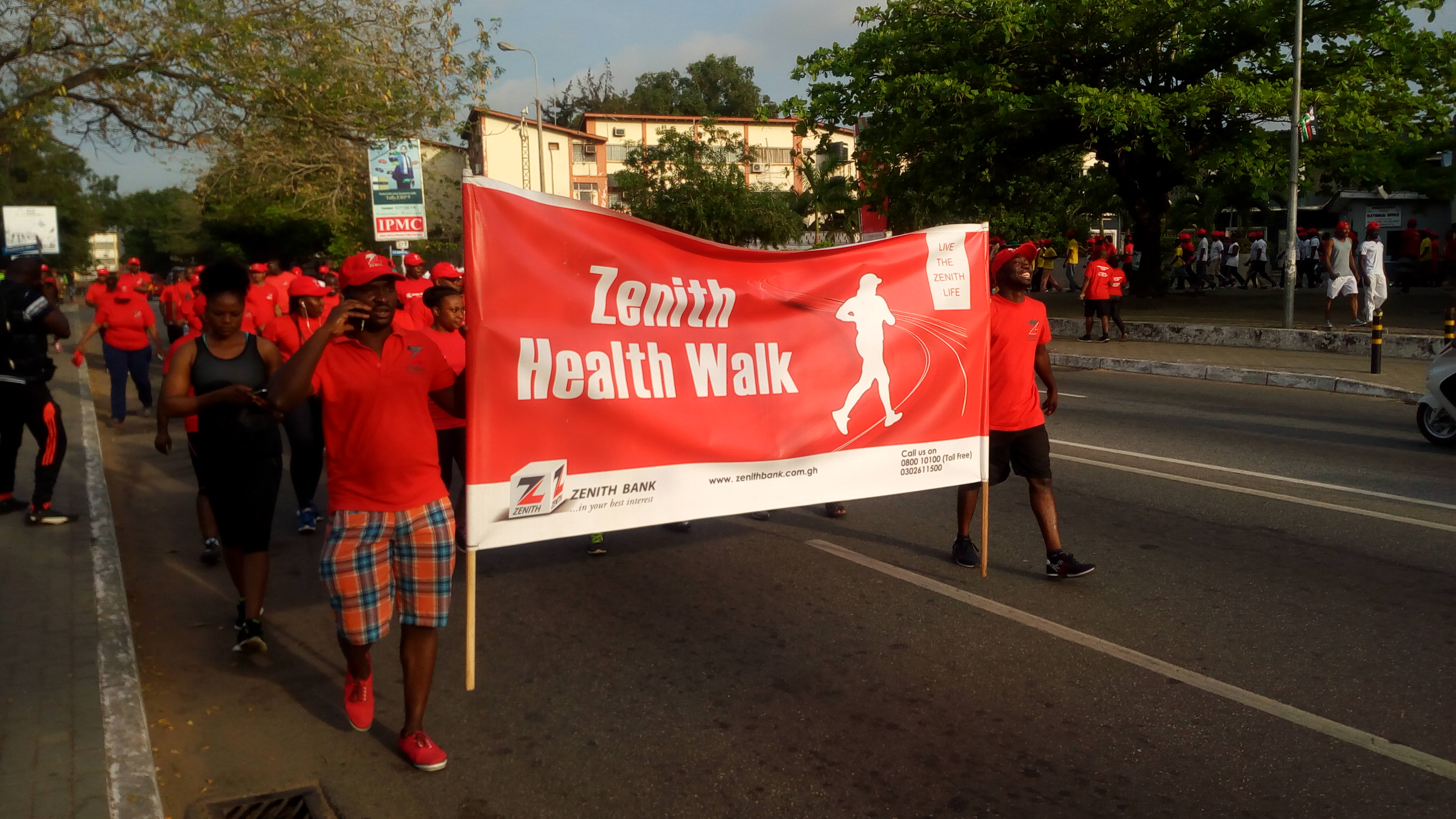 Zenith Bank holds final health walk for 2016