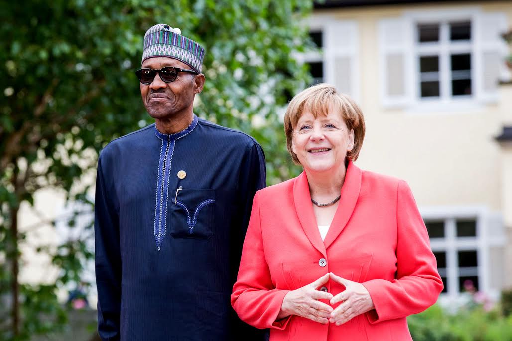 President Buhari and Angela Merkel