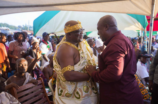 President John Mahama's campaign tour of Northern Volta