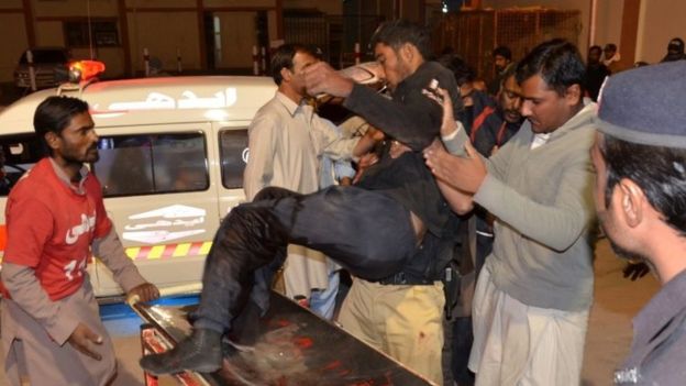 Dozens killed at Pakistan police college
