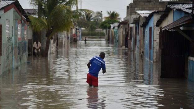 Hurricane displaces thousands in Haiti