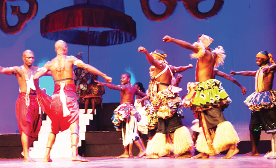 The production fused various traditional Ghanaian dances