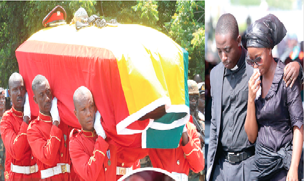 Tears flow for Major Mahama