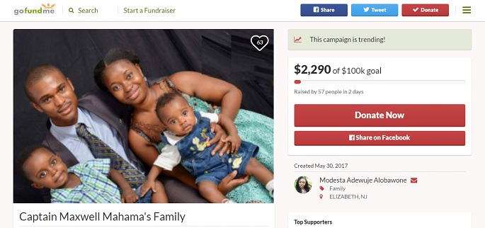 Captain Mahama lynching: Unknown crowdfundraisers appear