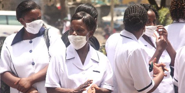 Nurses in Kenya