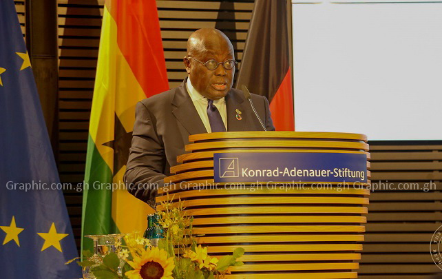 President Akufo-Addo delivering his speech at KAS
