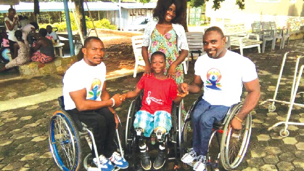 Gogetdem Club donates wheelchair to 9-yr old boy
