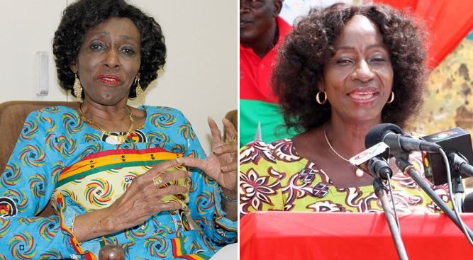 Nana Konadu Agyeman Rawlings & Ms Sherry Ayitey