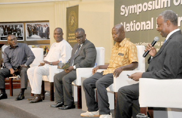 The discussants at the symposium
