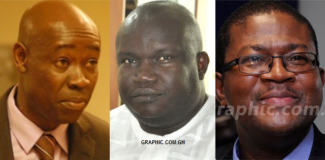 Sory, Ashigbey and Zwennes - Members of the GOC elections commission