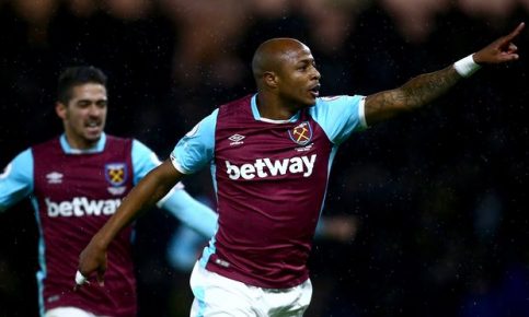 Andre Ayew scores in West Ham loss