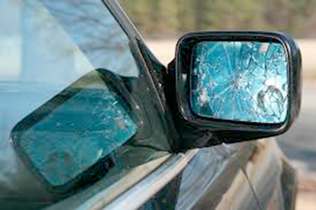 Side mirror such as this can pose danger to public safety  