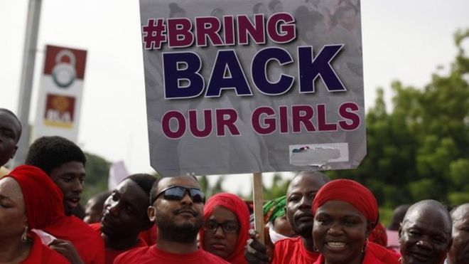 The abducted Chibok schoolgirls have been in captivity for almost three years