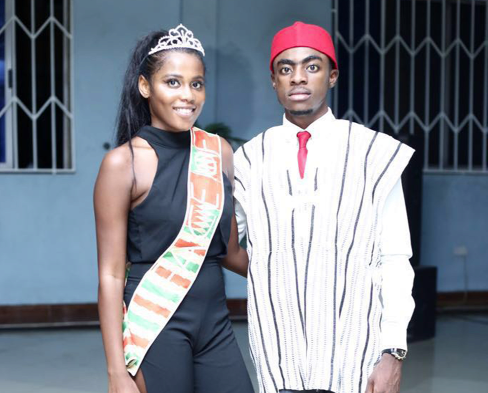 Marigold (left) and George are Mr and Miss Abeam 2017