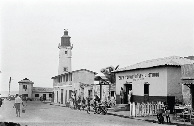 A street in James Town, Accra