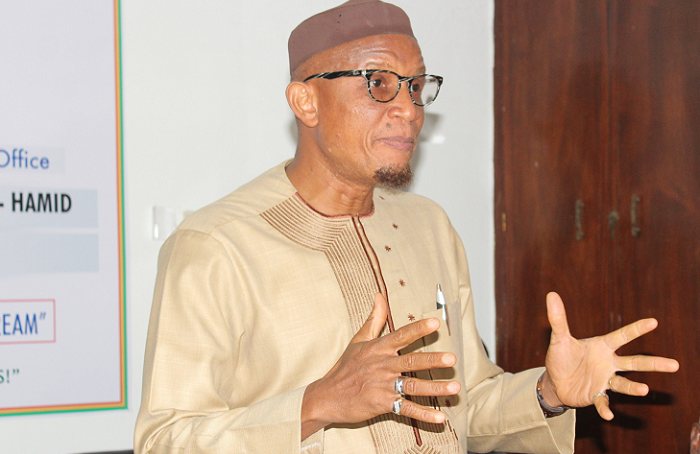 Mr Mustapha Hamid is learning