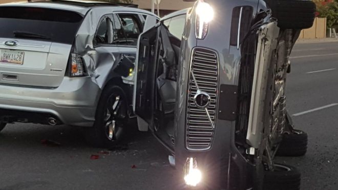 Uber suspends self-driving cars after Arizona crash