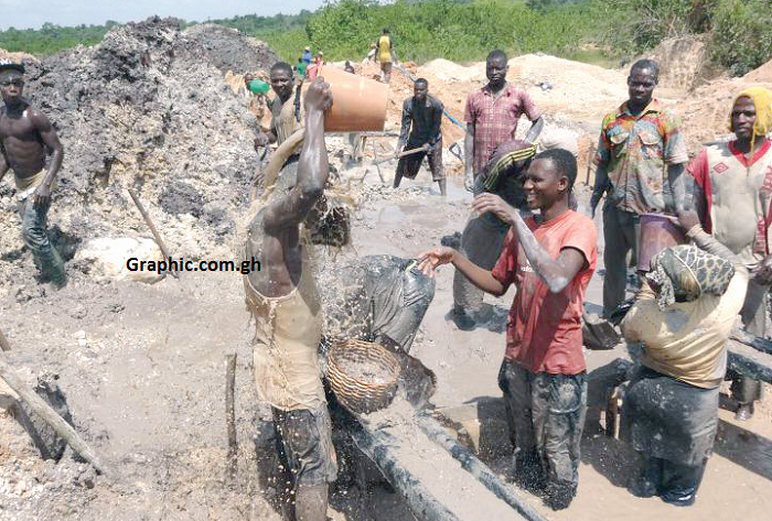  Leaders look on as galamsey destroys our environment