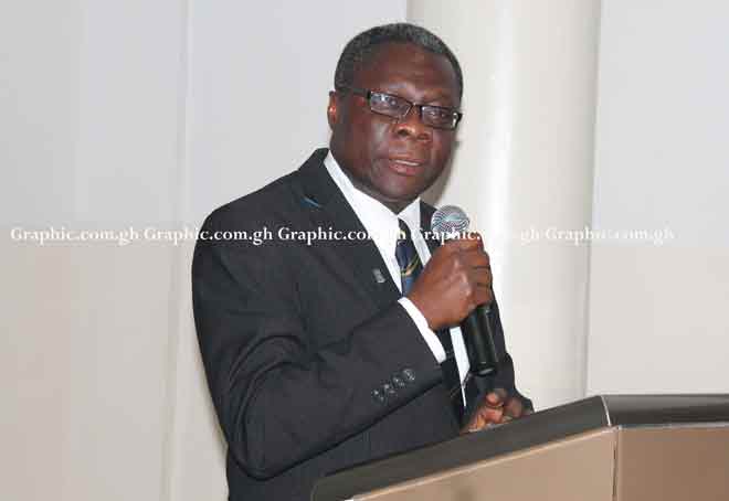 Provost of the College of Basic and Applied Sciences of the university, Prof Daniel Asiedu