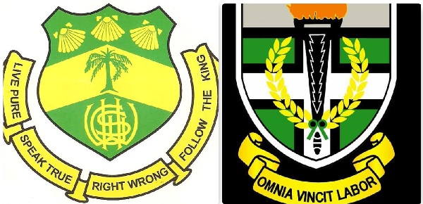 Wesley Girls and Augusco crests
