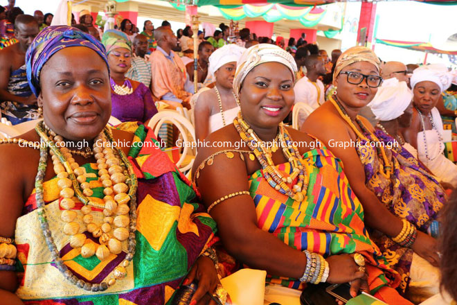 Kente at Ghana@60 independence parade. PICTURES BY ISAAC YEBOAH