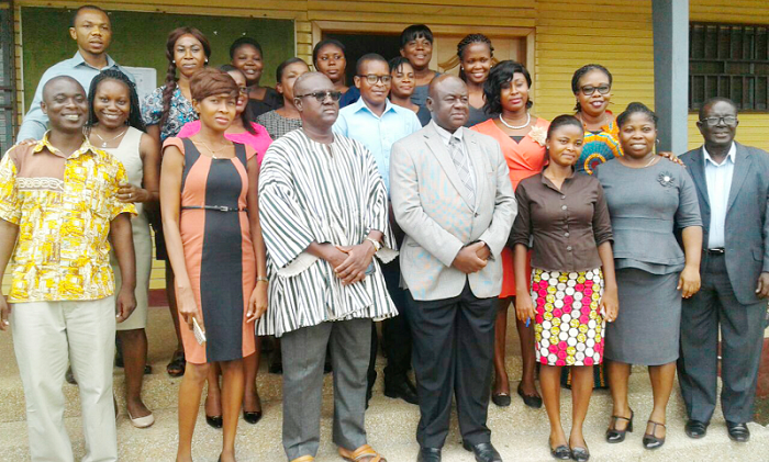 Some of the participants after the opening of the workshop on gender issues in land administration in Ghana 